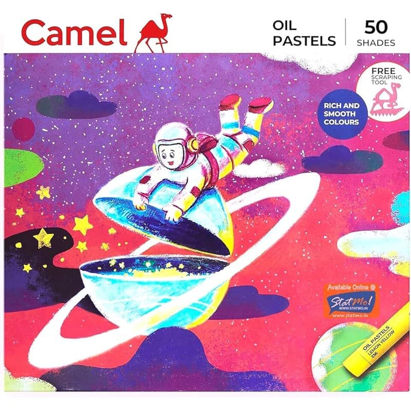 Camel Student Oil Pastels — 50 Shades