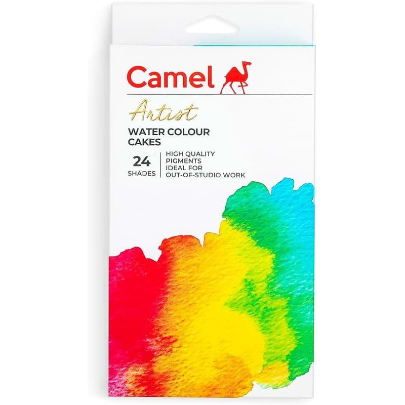 Camlin Water Colour Cakes — 24 Shades