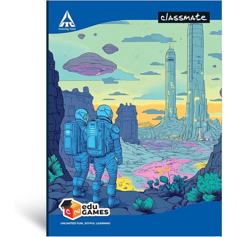 Classmate Jumbo Single Line Notebook — 296 Pages