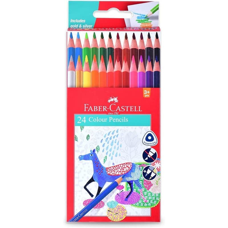 Faber-Castell Colour Pencils — 24 Shades