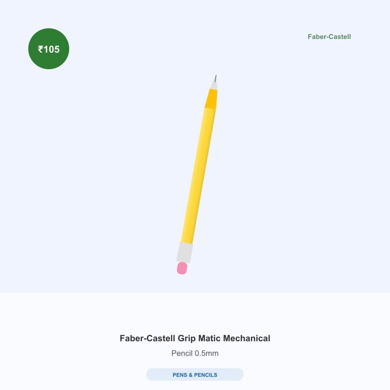 Faber-Castell Grip Matic Mechanical Pencil 0.5mm