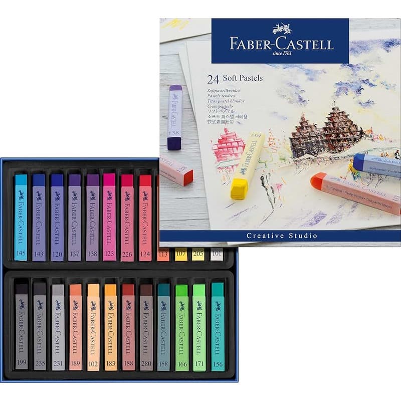 Faber-Castell Soft Pastel Set — 24 Shades