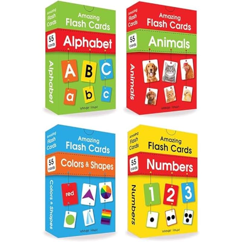 Flash Cards — Alphabet & Numbers (Pack of 52)