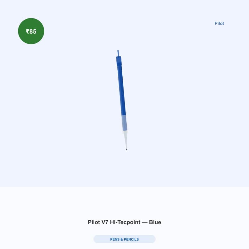 Pilot V7 Hi-Tecpoint — Blue