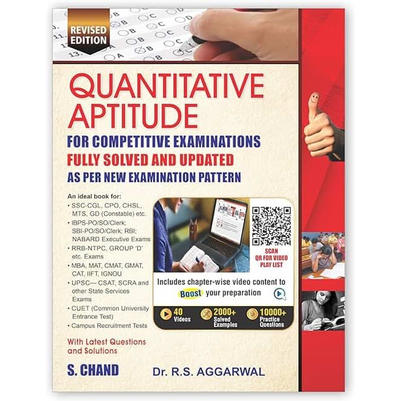 Quantitative Aptitude — R.S. Aggarwal (Latest)